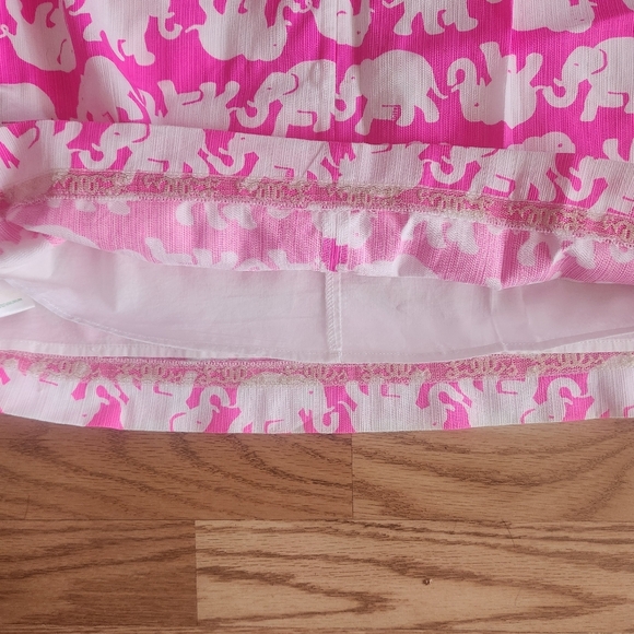 EUC Lilly Pulitzer Delia Shift Dress In Tusk In The Sun, Size 6 - Picture 6 of 9